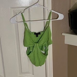 Lime green top from Forever 21